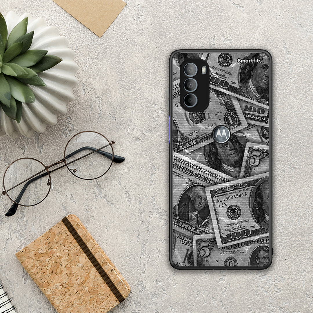 Money Dollars - Motorola Moto G31 θήκη