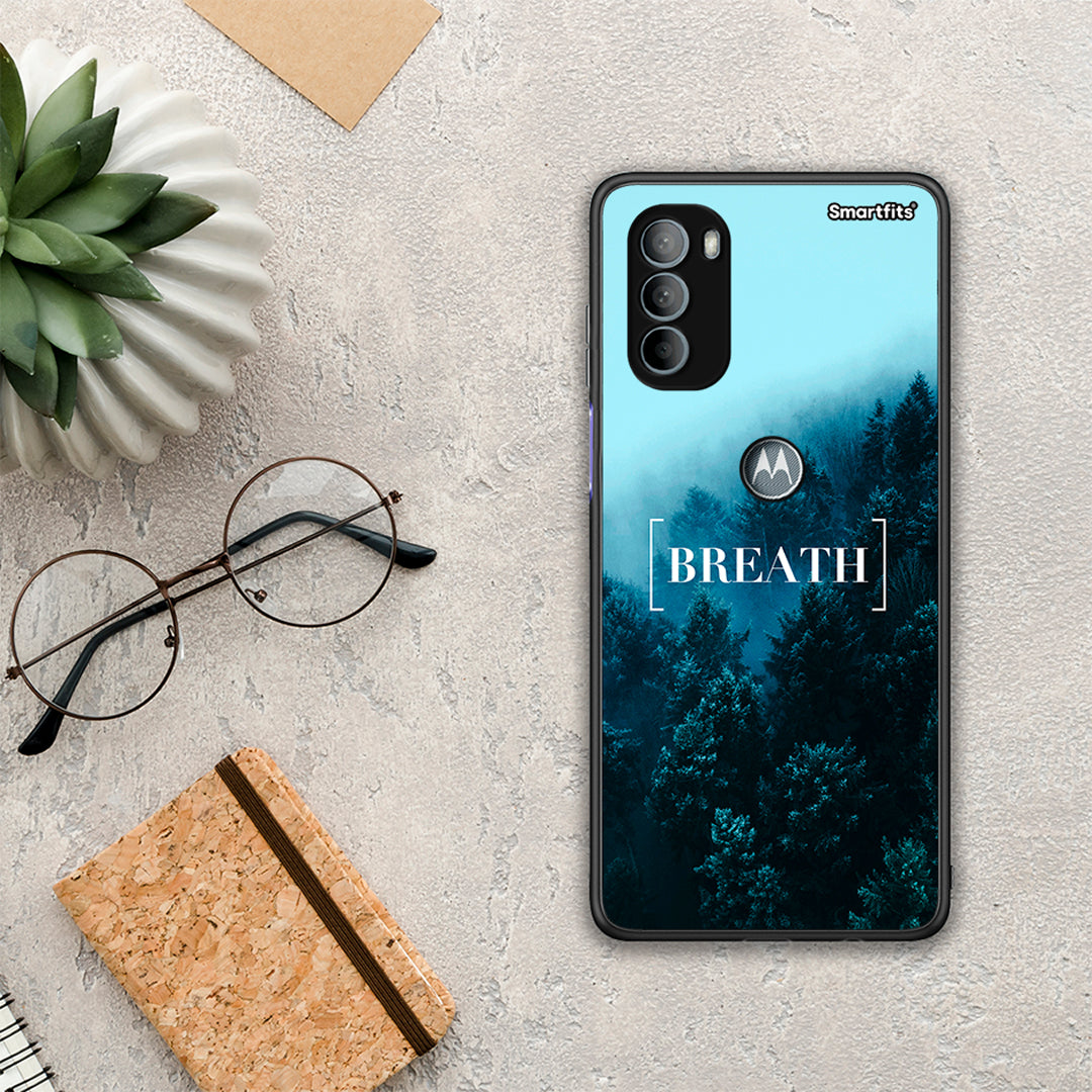 Quote Breath - Motorola Moto G31 θήκη