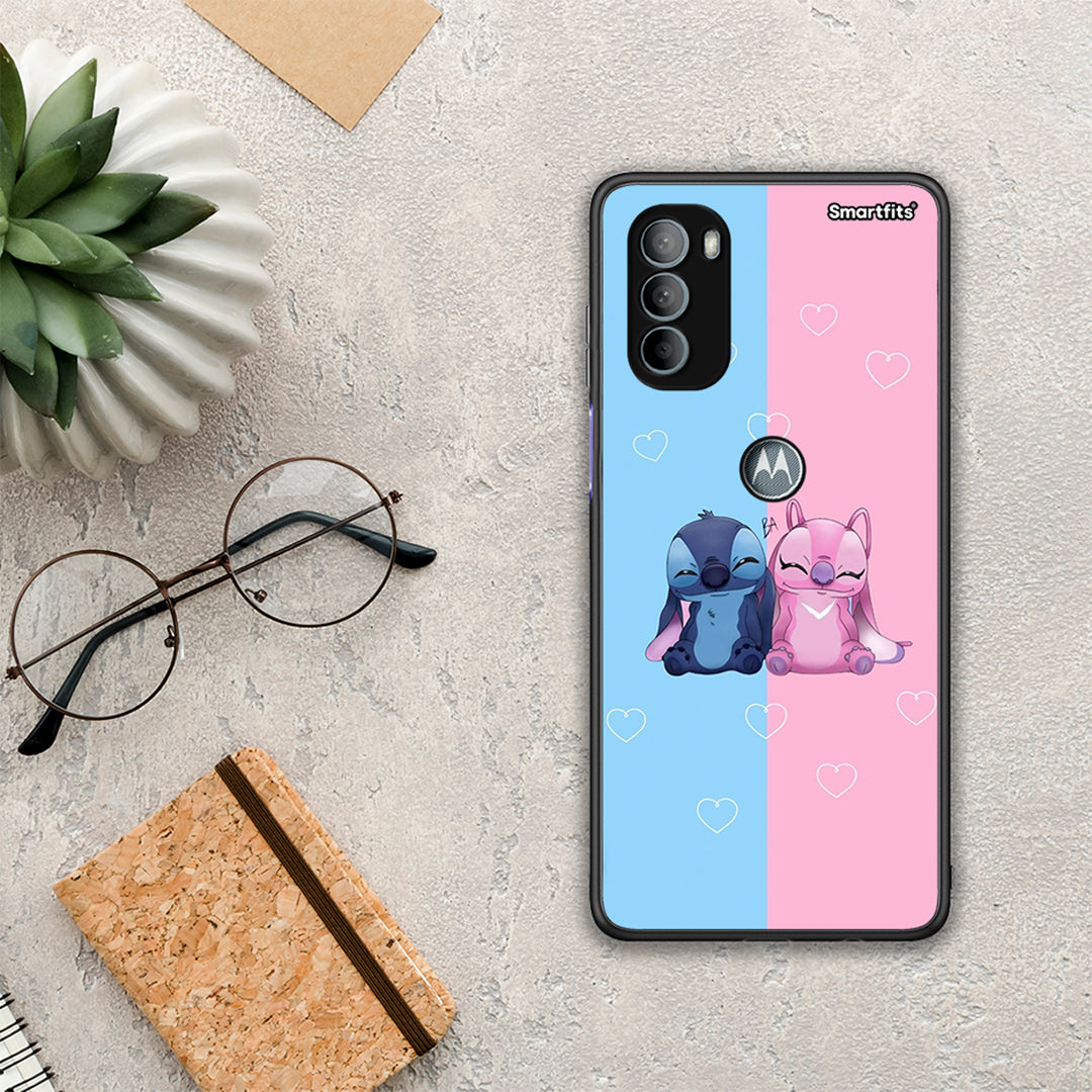 Stitch And Angel - Motorola Moto G31 θήκη