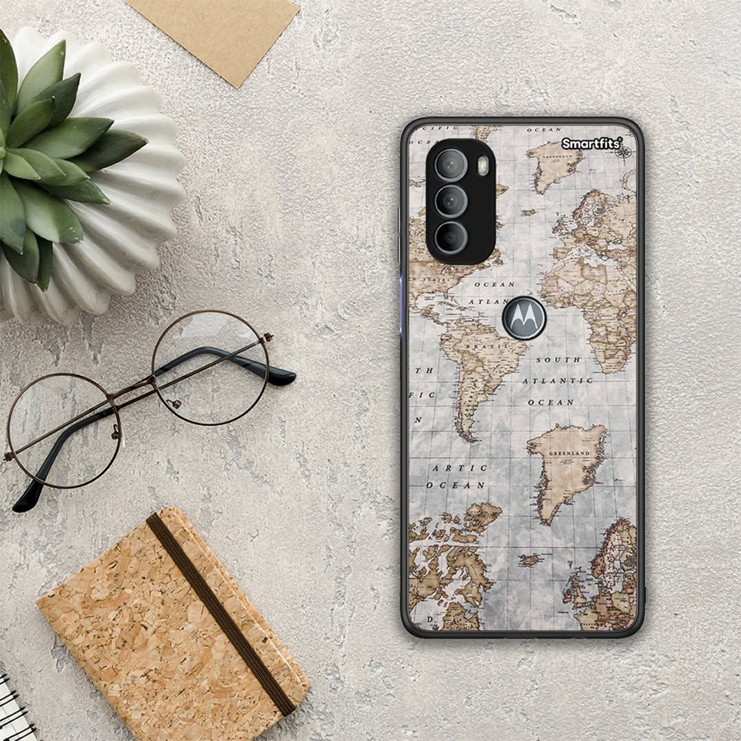 World Map - Motorola Moto G31 θήκη