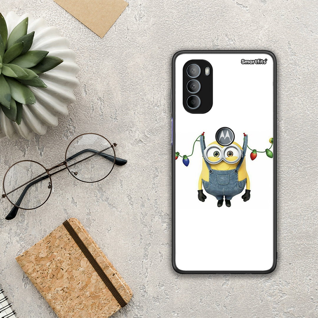Xmas Minion Lights - Motorola Moto G31 θήκη