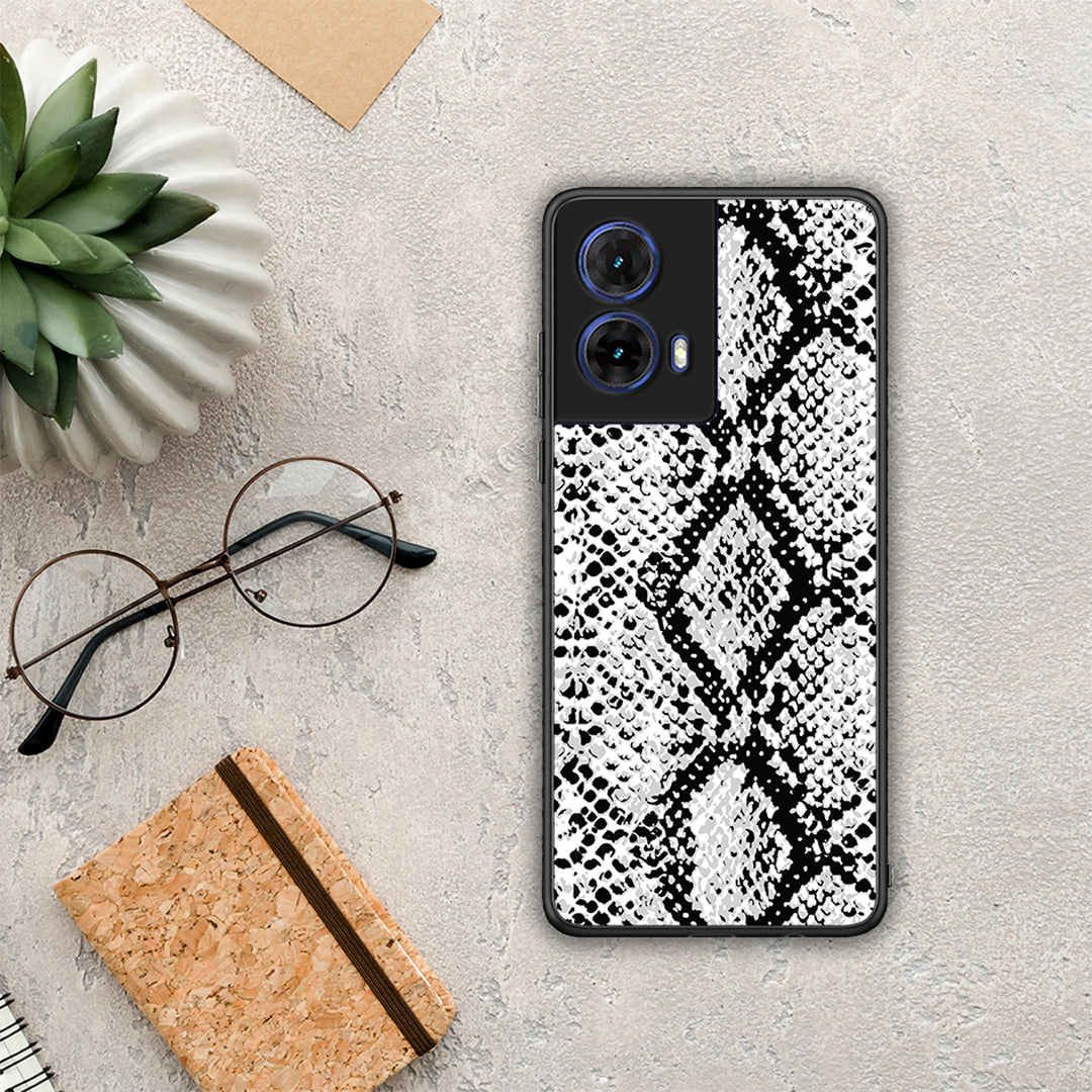 Animal White Snake - Motorola Moto G85 θήκη