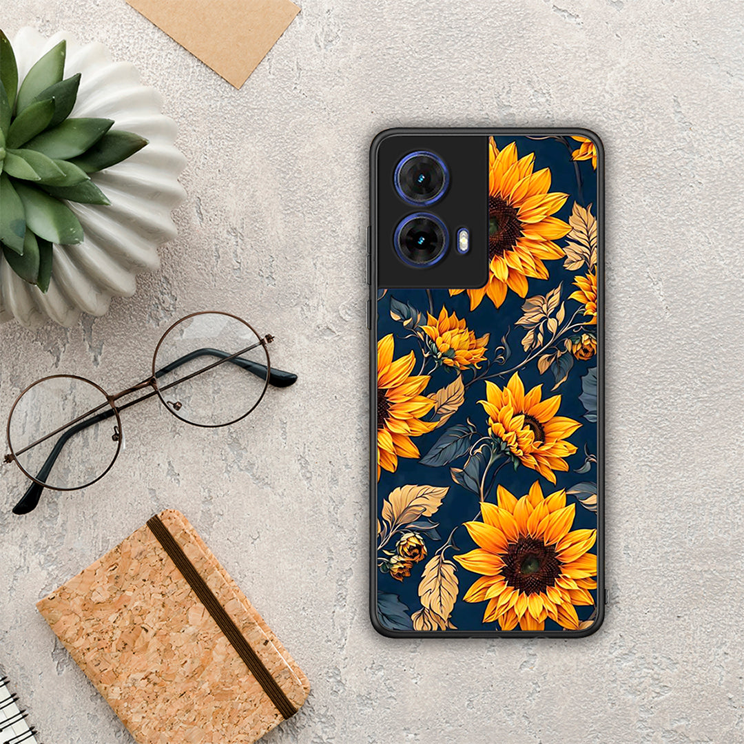Autumn Sunflowers - Motorola Moto G85 θήκη
