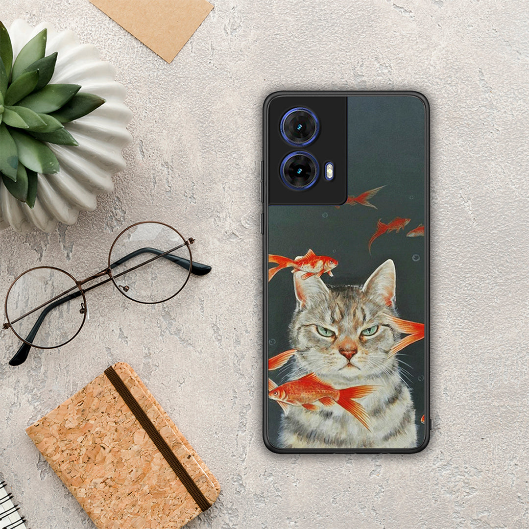 Cat Goldfish - Motorola Moto G85 θήκη