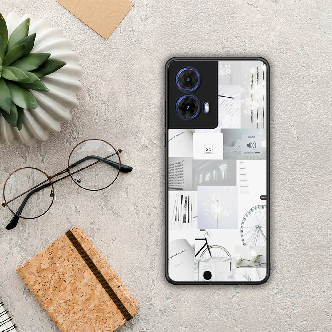Collage Make Me Wonder - Motorola Moto G85 θήκη