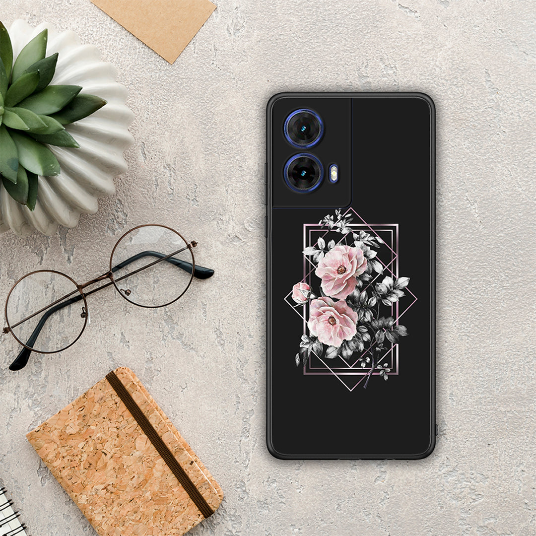 Flower Frame - Motorola Moto G85 θήκη