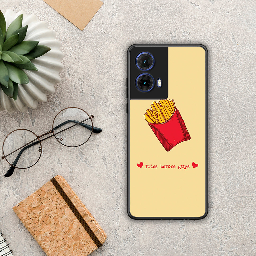 Fries Before Guys - Motorola Moto G85 θήκη