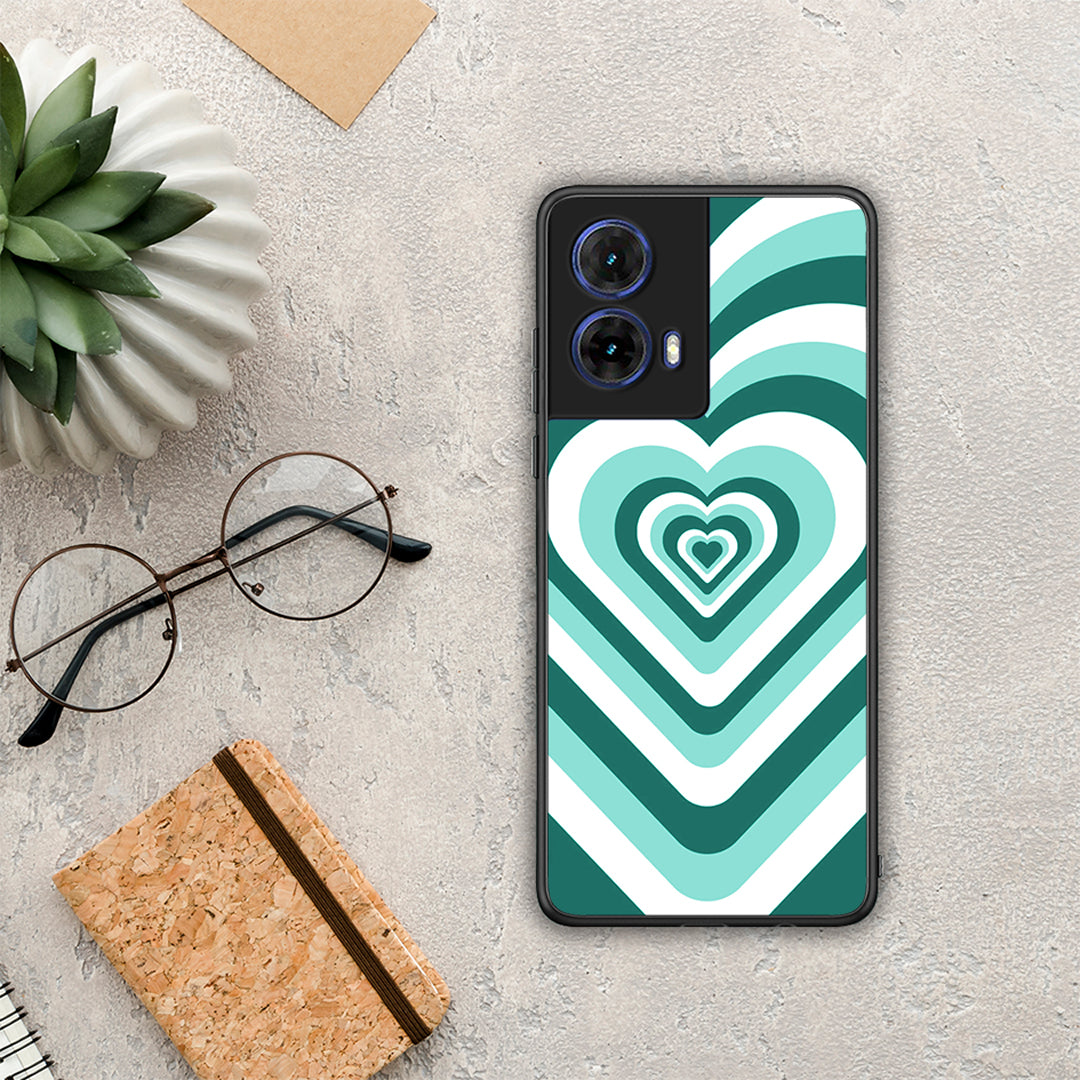 Green Hearts - Motorola Moto G85 θήκη