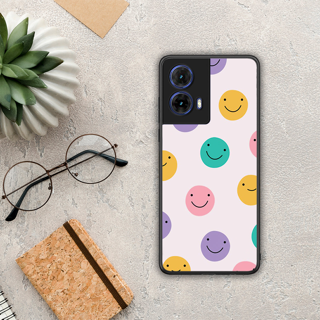 Smiley Faces - Motorola Moto G85 θήκη