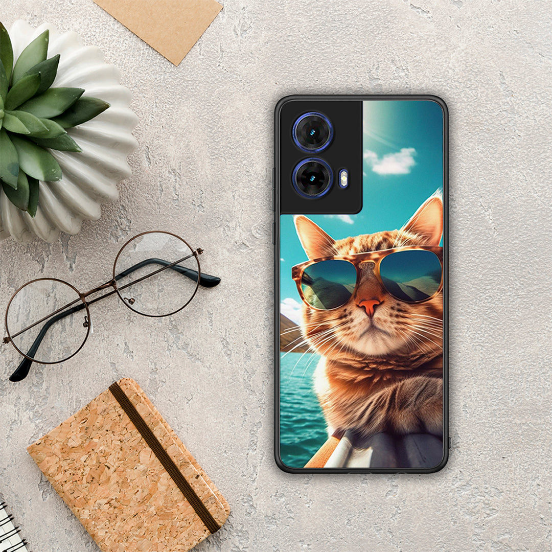 Summer Cat - Motorola Moto G85 θήκη