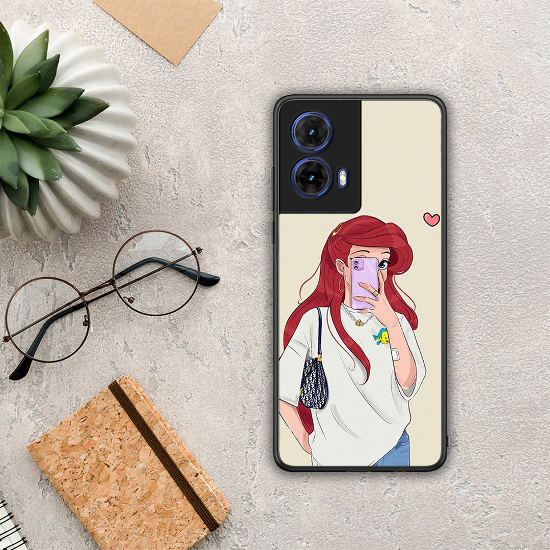 Walking Mermaid - Motorola Moto G85 θήκη