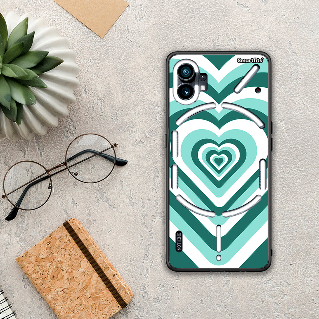 Green Hearts - Nothing Phone 1 θήκη