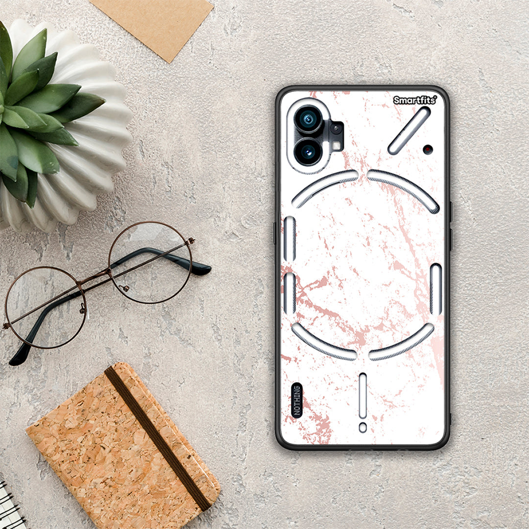 Marble Pink Splash - Nothing Phone 1 θήκη