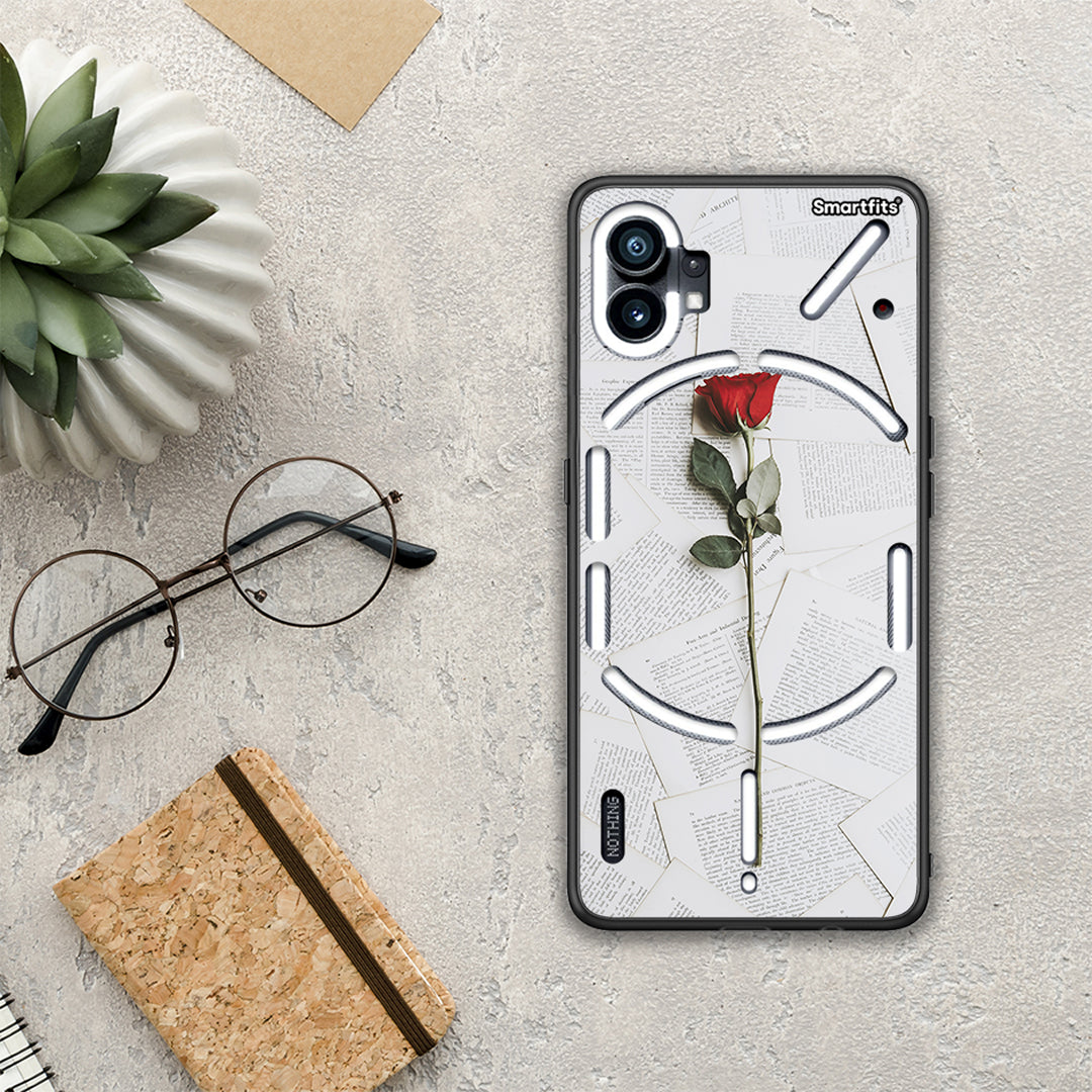 Red Rose - Nothing Phone 1 θήκη