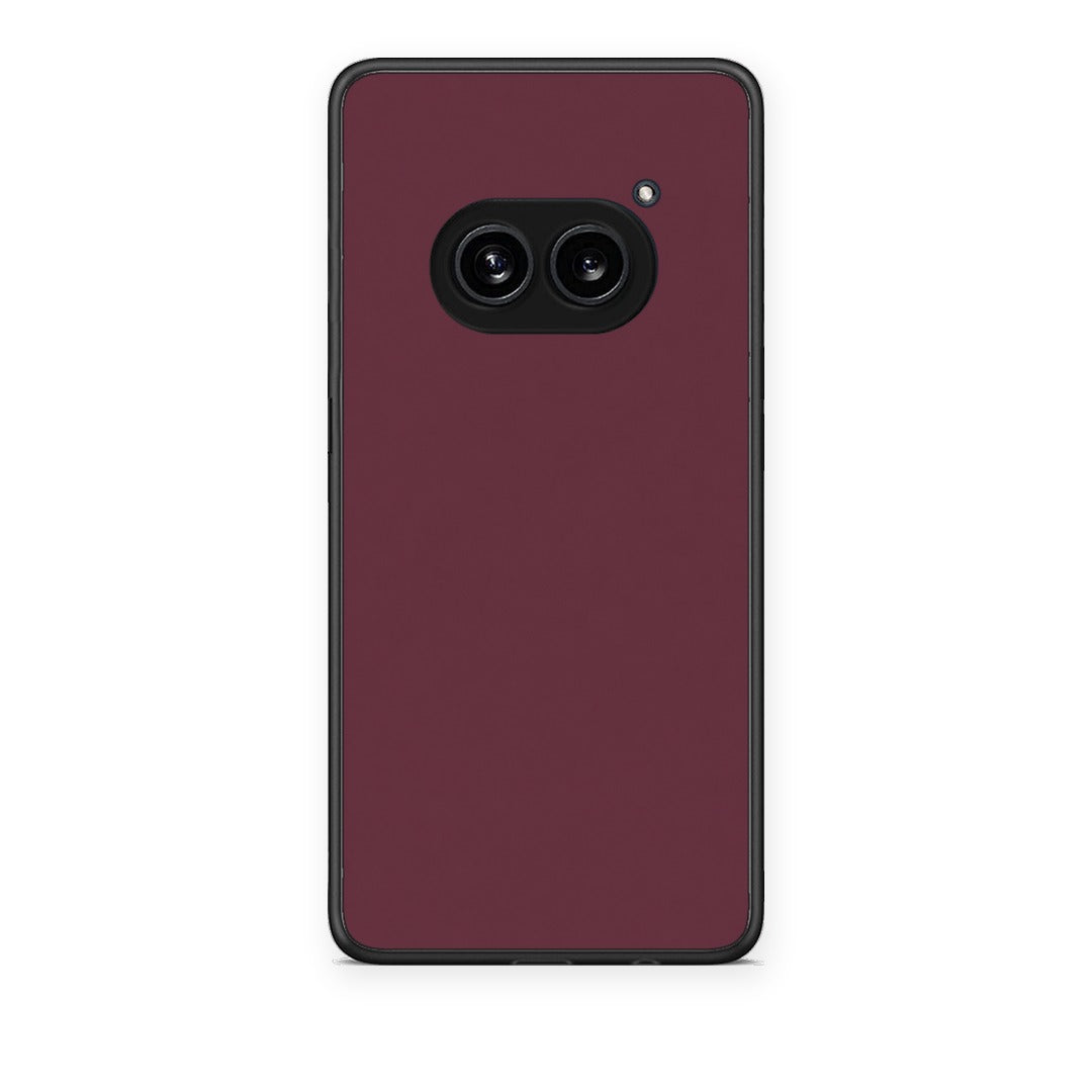 Θήκη Nothing Phone 2a Muted Burgundy από τη Smartfits με σχέδιο στο πίσω μέρος και μαύρο περίβλημα | Nothing Phone 2a Muted Burgundy case with colorful back and black bezels