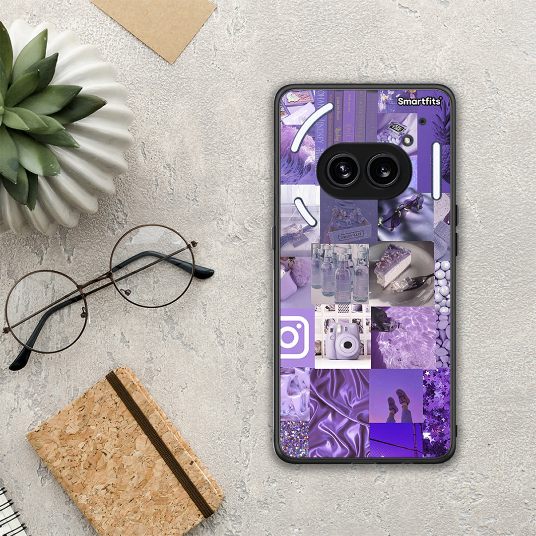Purple Aesthetic Collage - Nothing Phone 2a θήκη