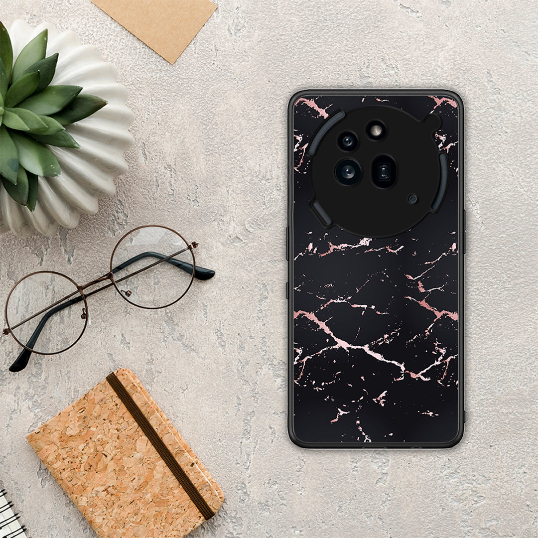Marble Black Rosegold - Nothing Phone 3a Pro 5G θήκη
