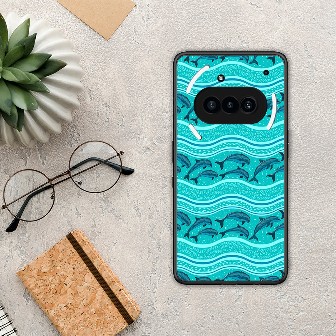 Swimming Dolphins - Nothing Phone 3a θήκη