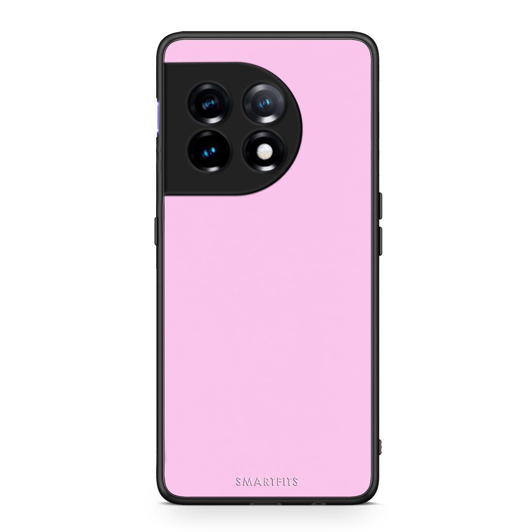 Θήκη OnePlus 11 5G Cotton Candy Pink από τη Smartfits με σχέδιο στο πίσω μέρος και μαύρο περίβλημα | OnePlus 11 5G Cotton Candy Pink case with colorful back and black bezels