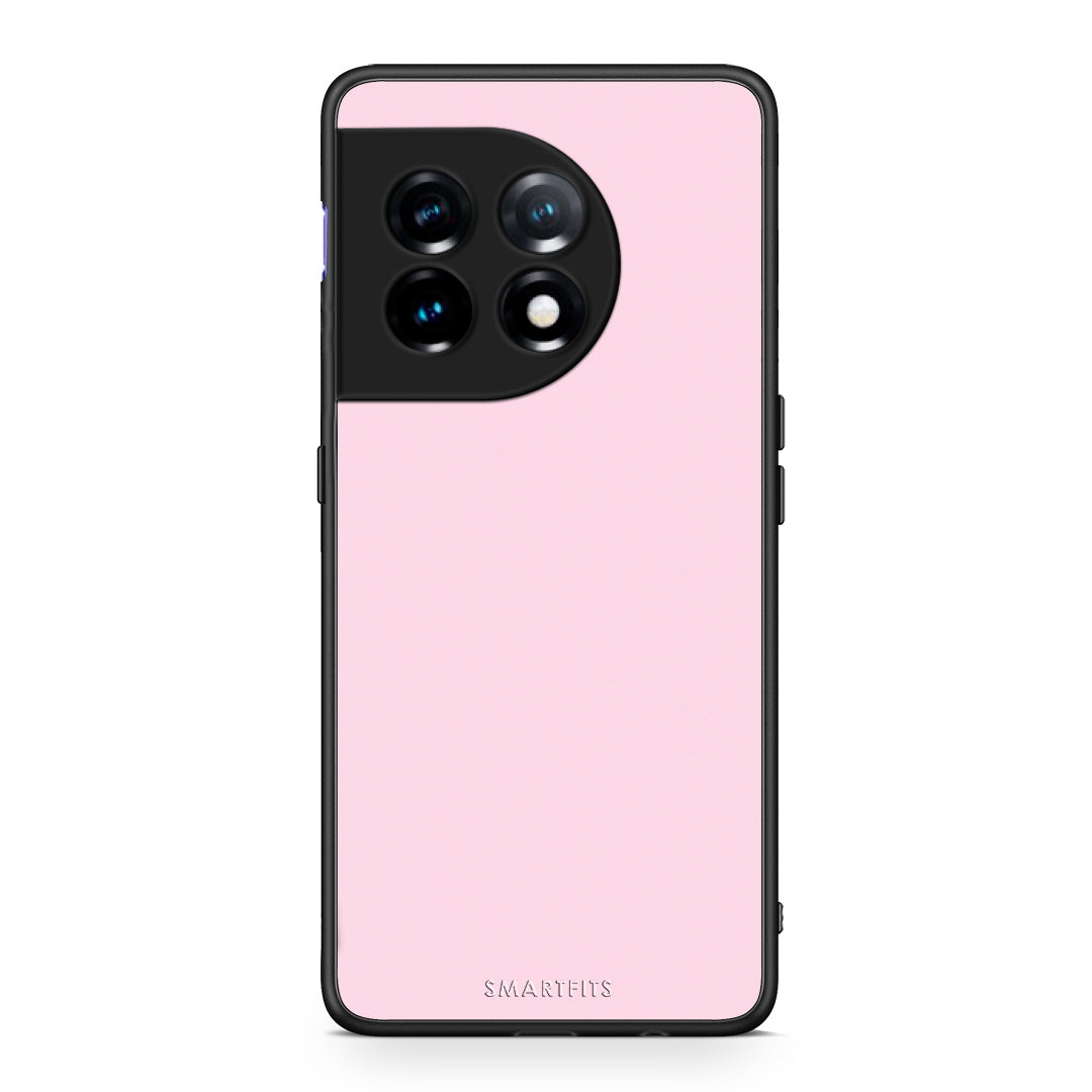 Θήκη OnePlus 11 5G Pale Pink από τη Smartfits με σχέδιο στο πίσω μέρος και μαύρο περίβλημα | OnePlus 11 5G Pale Pink case with colorful back and black bezels