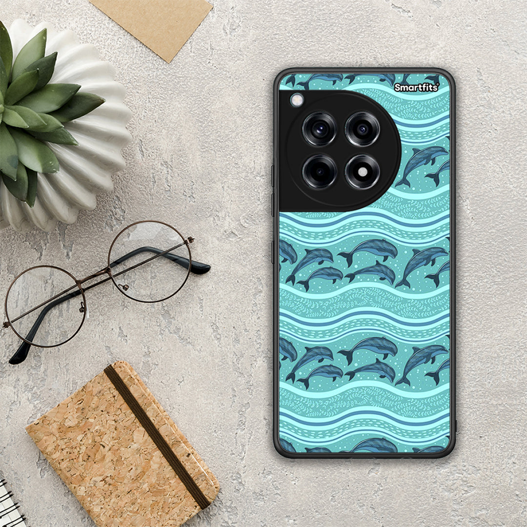 Swimming Dolphins - OnePlus 12 θήκη