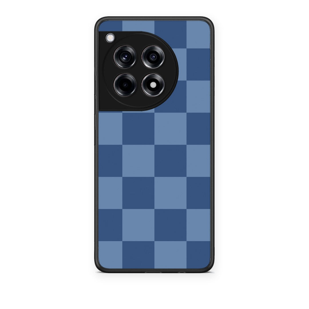Θήκη OnePlus 12R 5G Denim Blue Checkerboard από τη Smartfits με σχέδιο στο πίσω μέρος και μαύρο περίβλημα | OnePlus 12R 5G Denim Blue Checkerboard case with colorful back and black bezels