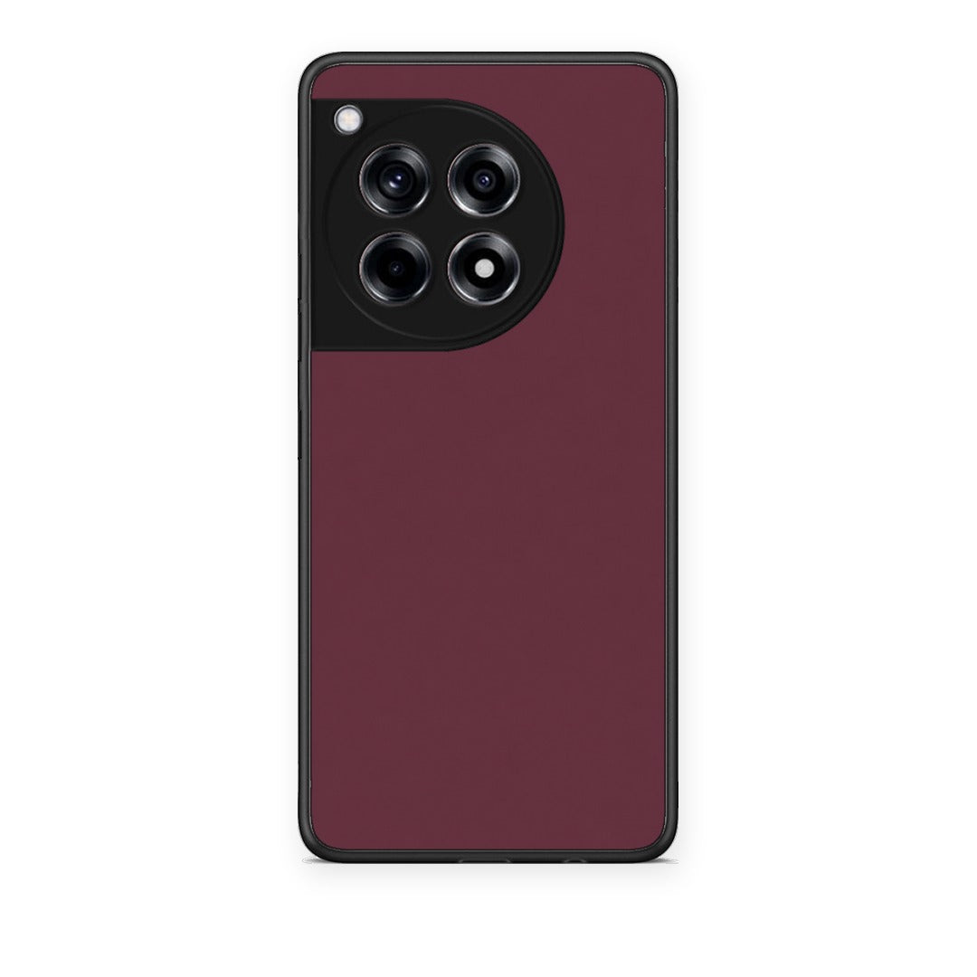 Θήκη OnePlus 12R 5G Muted Burgundy από τη Smartfits με σχέδιο στο πίσω μέρος και μαύρο περίβλημα | OnePlus 12R 5G Muted Burgundy case with colorful back and black bezels