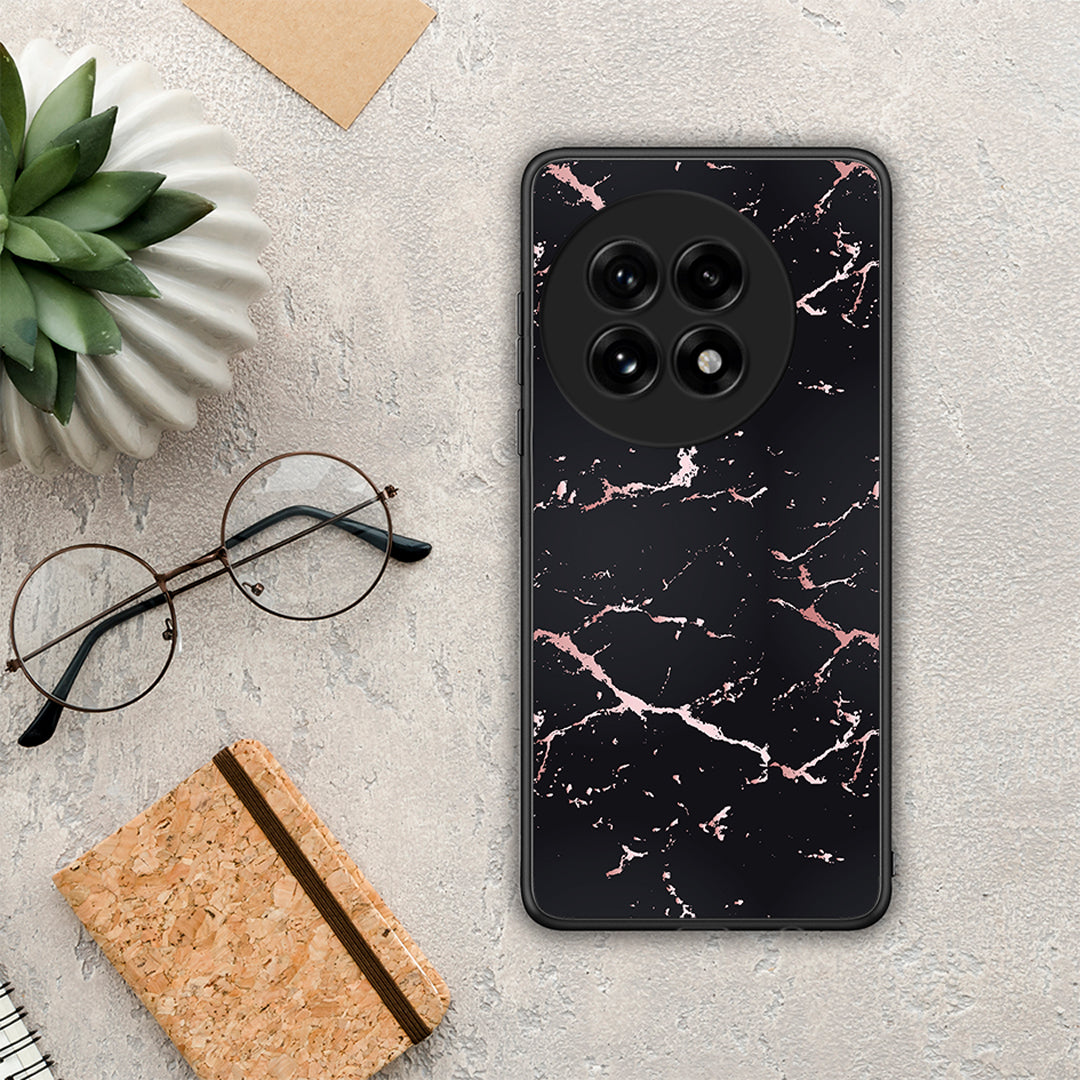 Marble Black Rosegold - OnePlus 13 θήκη