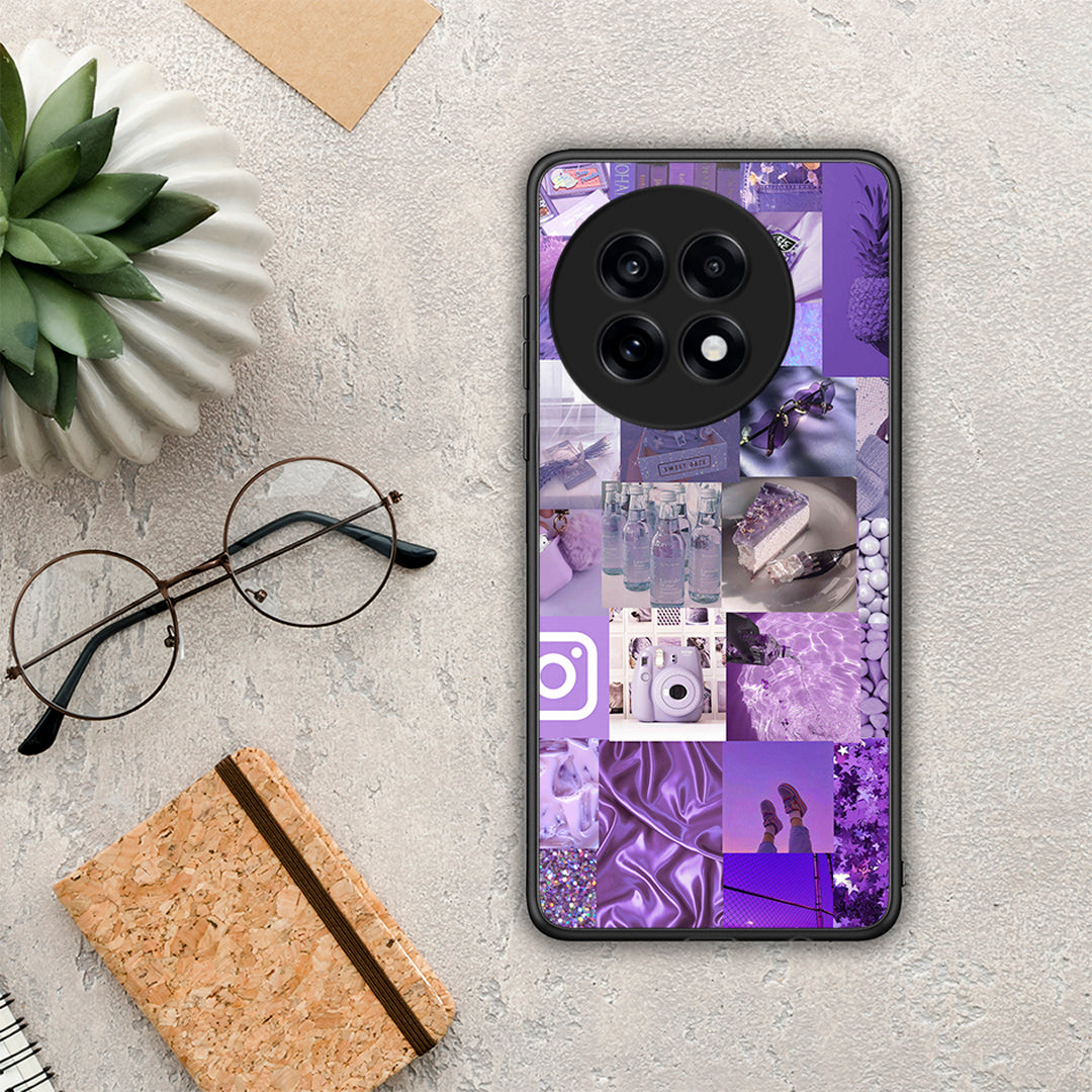 Purple Aesthetic Collage - OnePlus 13R θήκη