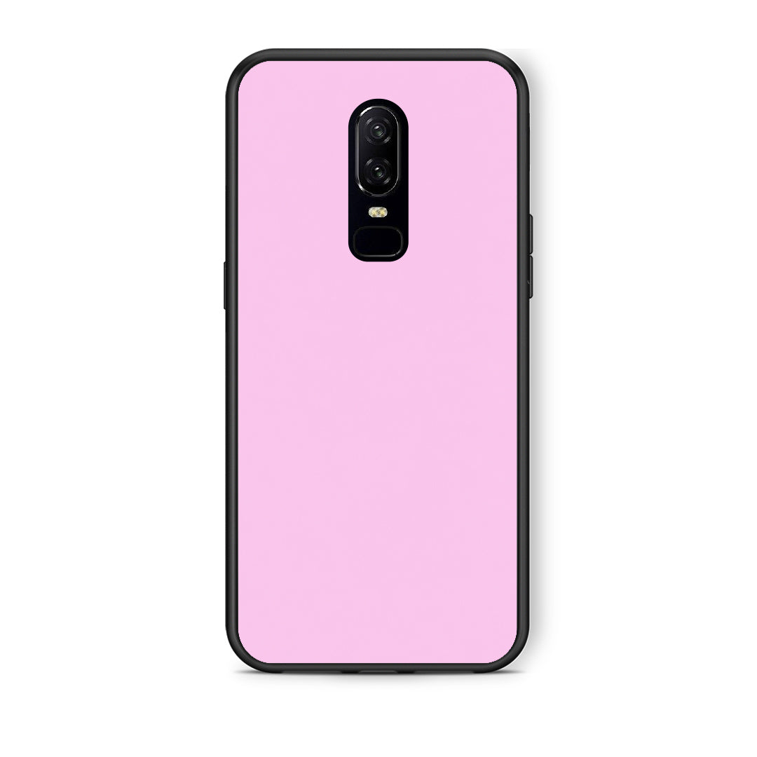 Θήκη OnePlus 6 Cotton Candy Pink από τη Smartfits με σχέδιο στο πίσω μέρος και μαύρο περίβλημα | OnePlus 6 Cotton Candy Pink case with colorful back and black bezels