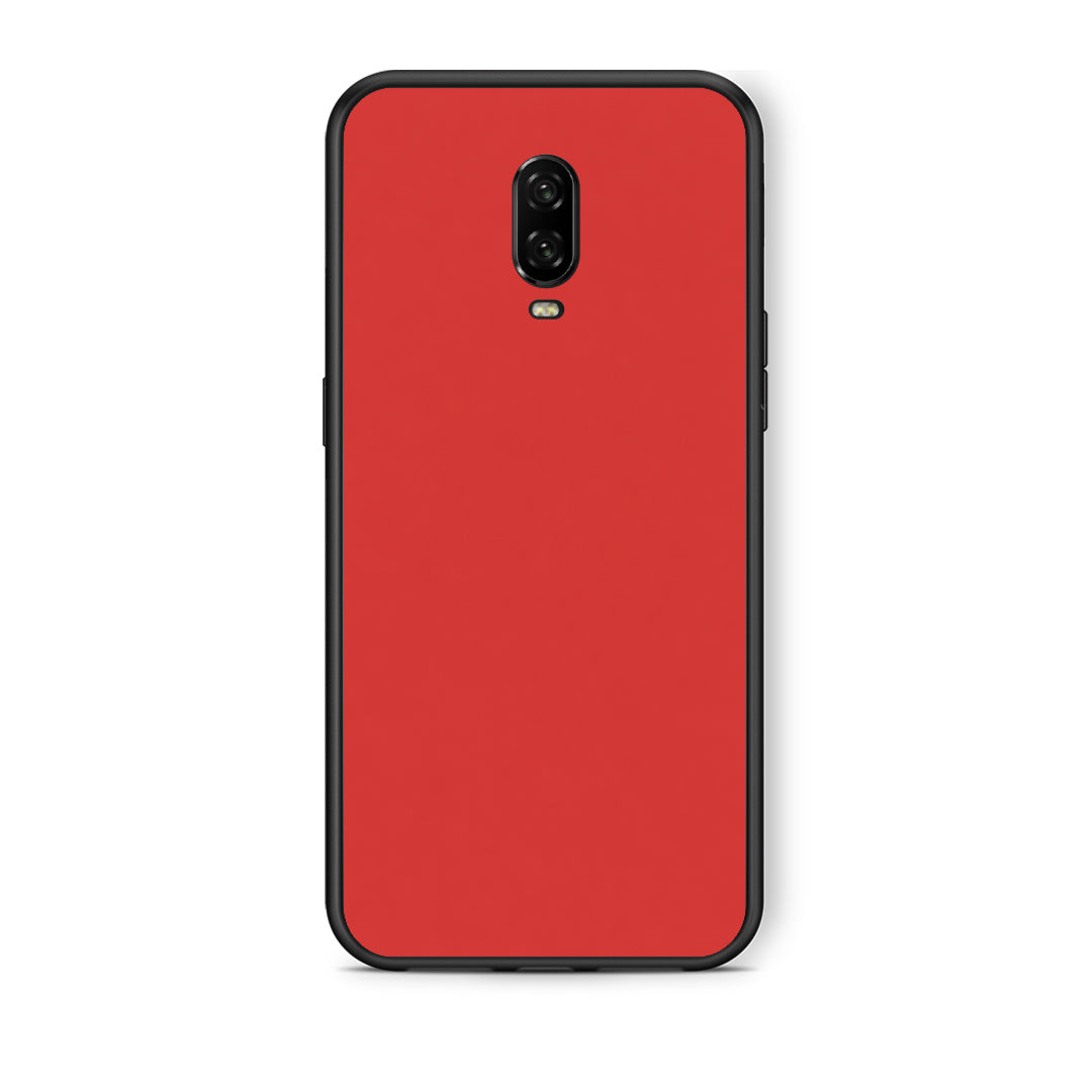 Θήκη OnePlus 6T Poppy Red από τη Smartfits με σχέδιο στο πίσω μέρος και μαύρο περίβλημα | OnePlus 6T Poppy Red case with colorful back and black bezels