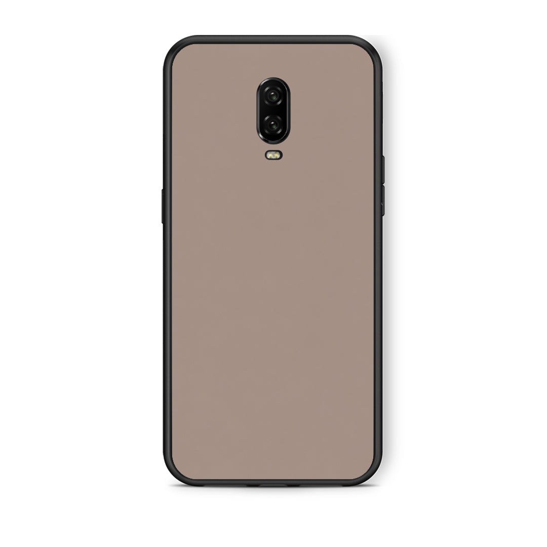 Θήκη OnePlus 6T Warm Taupe από τη Smartfits με σχέδιο στο πίσω μέρος και μαύρο περίβλημα | OnePlus 6T Warm Taupe case with colorful back and black bezels
