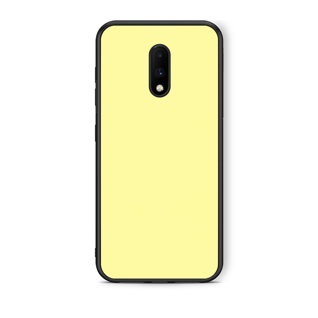 Θήκη OnePlus 7 Butter Yellow από τη Smartfits με σχέδιο στο πίσω μέρος και μαύρο περίβλημα | OnePlus 7 Butter Yellow case with colorful back and black bezels
