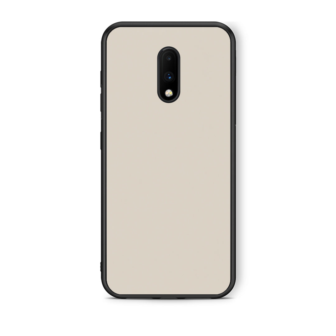 Θήκη OnePlus 7 Ivory Beige από τη Smartfits με σχέδιο στο πίσω μέρος και μαύρο περίβλημα | OnePlus 7 Ivory Beige case with colorful back and black bezels