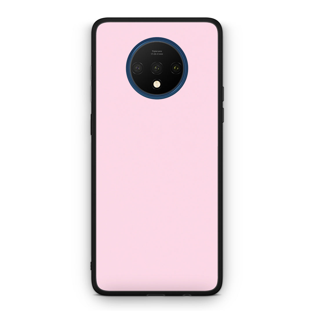 Θήκη OnePlus 7T Pale Pink από τη Smartfits με σχέδιο στο πίσω μέρος και μαύρο περίβλημα | OnePlus 7T Pale Pink case with colorful back and black bezels