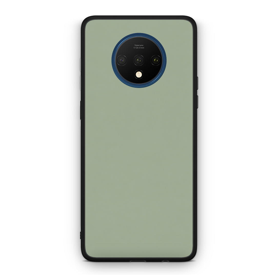 Θήκη OnePlus 7T Sage Green από τη Smartfits με σχέδιο στο πίσω μέρος και μαύρο περίβλημα | OnePlus 7T Sage Green case with colorful back and black bezels