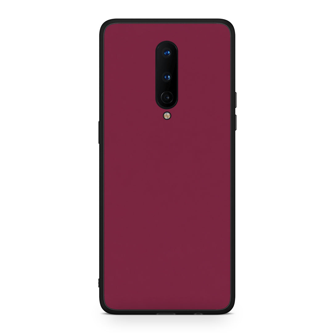 Θήκη OnePlus 8 Burgundy από τη Smartfits με σχέδιο στο πίσω μέρος και μαύρο περίβλημα | OnePlus 8 Burgundy case with colorful back and black bezels