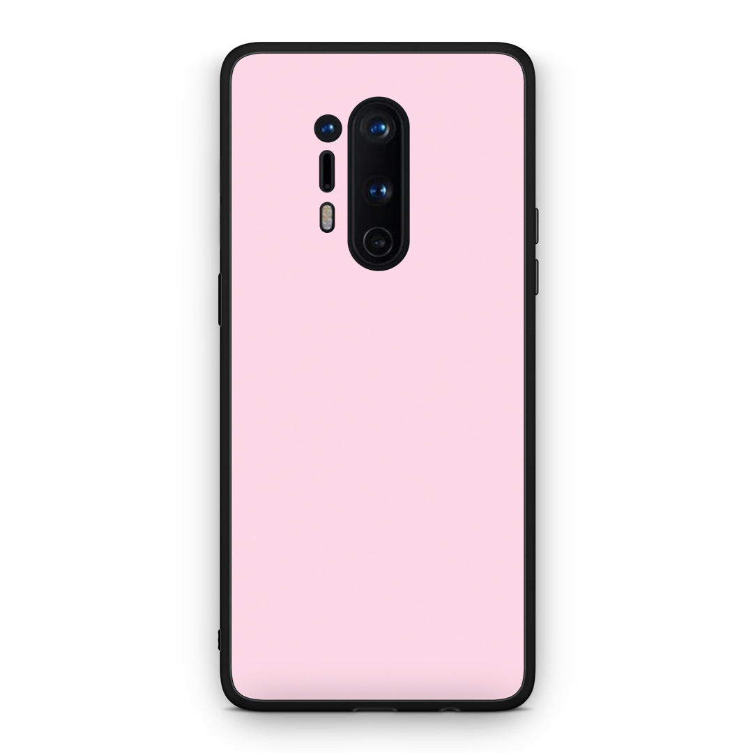Θήκη OnePlus 8 Pro Pale Pink από τη Smartfits με σχέδιο στο πίσω μέρος και μαύρο περίβλημα | OnePlus 8 Pro Pale Pink case with colorful back and black bezels