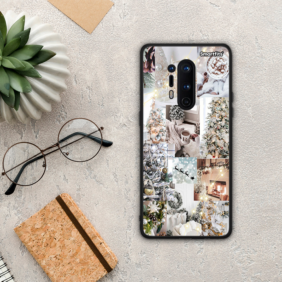 White Christmas - OnePlus 8 Pro θήκη