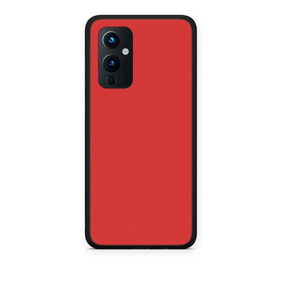 Θήκη OnePlus 9 Poppy Red από τη Smartfits με σχέδιο στο πίσω μέρος και μαύρο περίβλημα | OnePlus 9 Poppy Red case with colorful back and black bezels