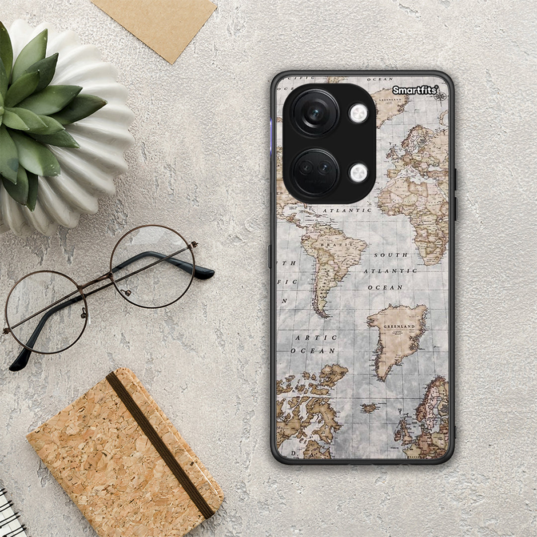 World Map - OnePlus Nord 3 θήκη
