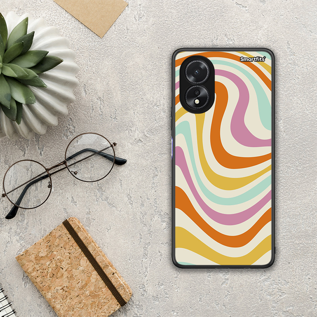 Colourful Waves - Oppo A38 θήκη