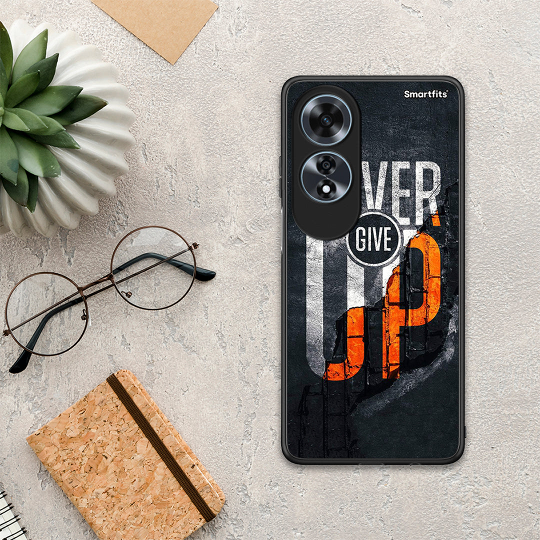 Never Give Up - Oppo A60 4G θήκη