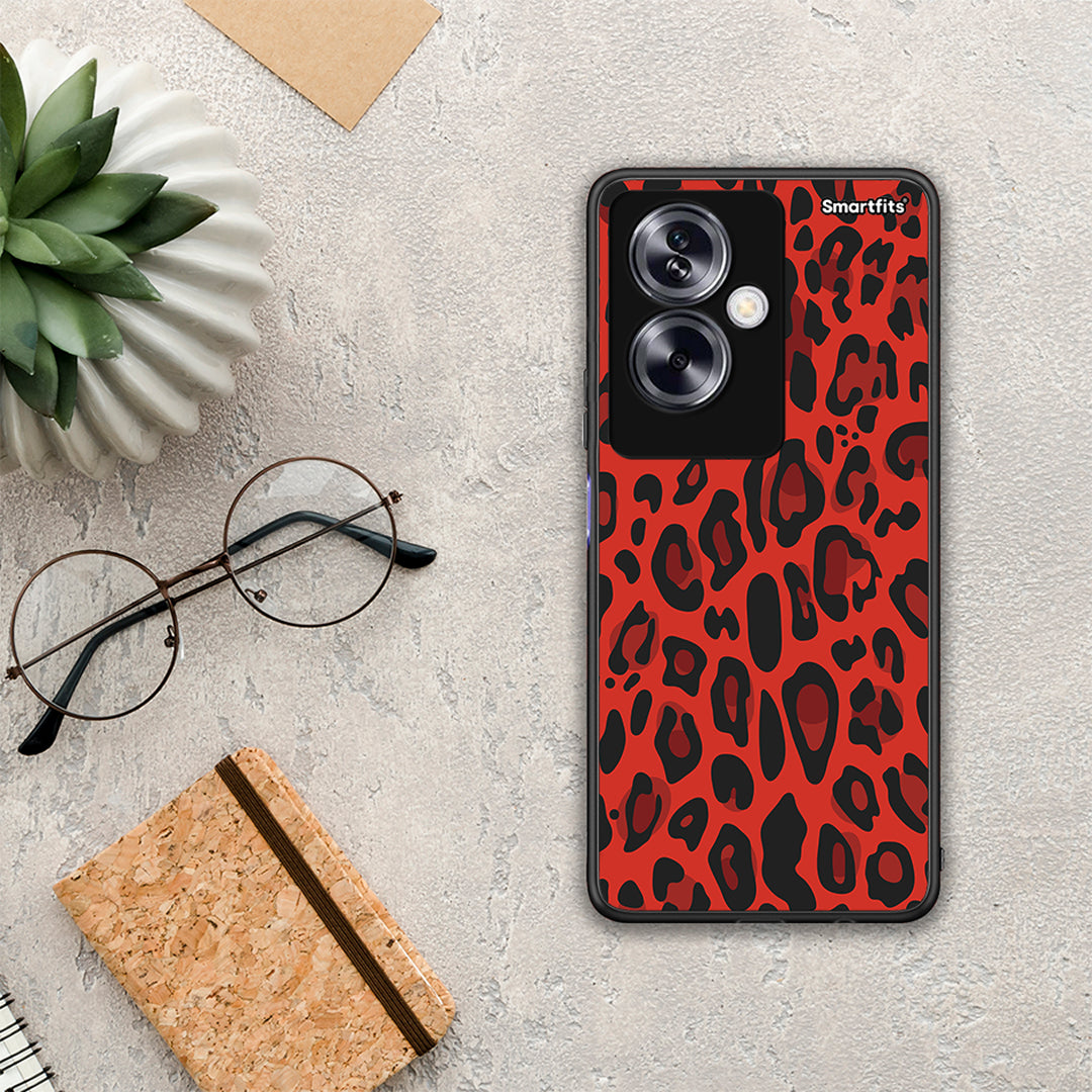 Animal Red Leopard - Oppo A79 / A2 θήκη