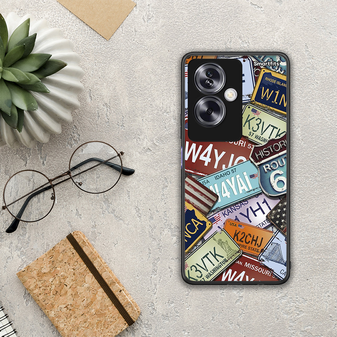 Car Plates - Oppo A79 / A2 θήκη