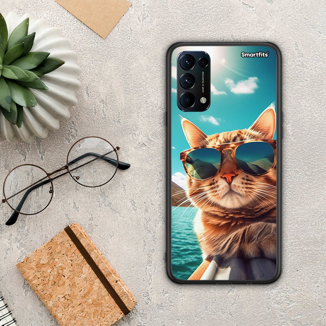Summer Cat - Oppo Find X3 Lite / Reno 5 5G / Reno 5 4G θήκη