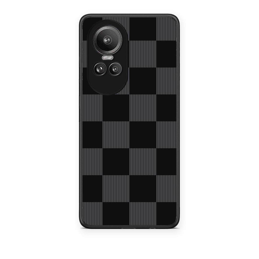 Θήκη Oppo Reno10 Pro Black and Charcoal Striped Checks από τη Smartfits με σχέδιο στο πίσω μέρος και μαύρο περίβλημα | Oppo Reno10 Pro Black and Charcoal Striped Checks case with colorful back and black bezels