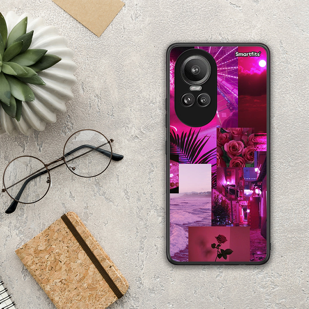 Collage Red Roses - Oppo Reno10 Pro θήκη
