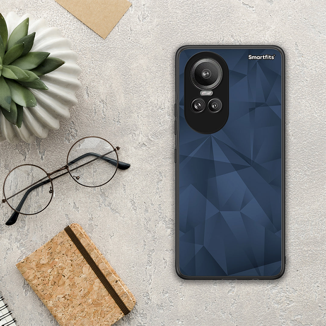 Geometric Blue Abstract - Oppo Reno10 Pro θήκη