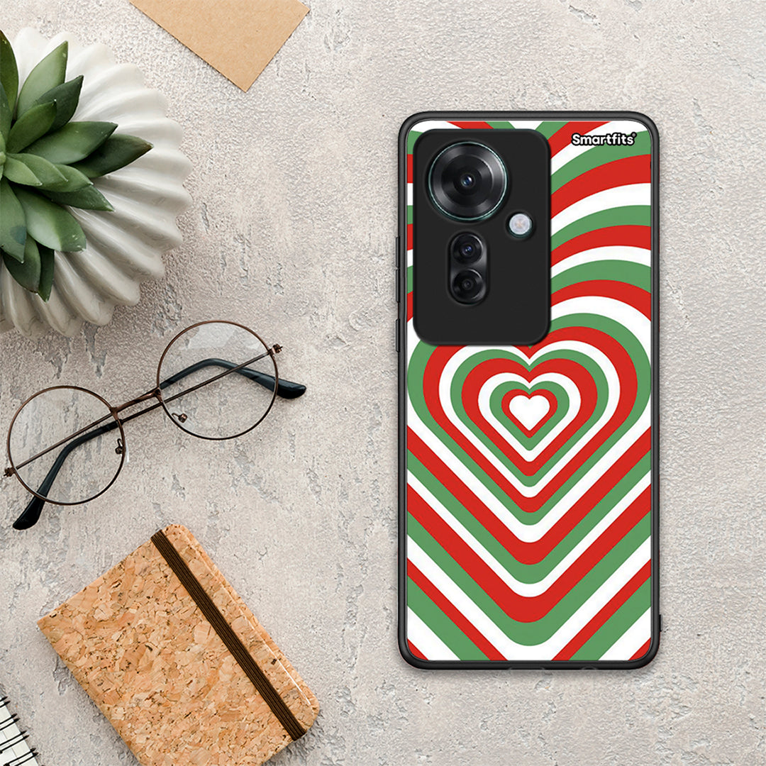 Christmas Hearts - Oppo Reno11 F 5G θήκη
